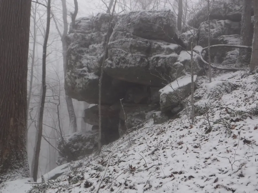 Large boulder