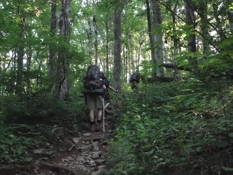 Ascending from Hightower Gap