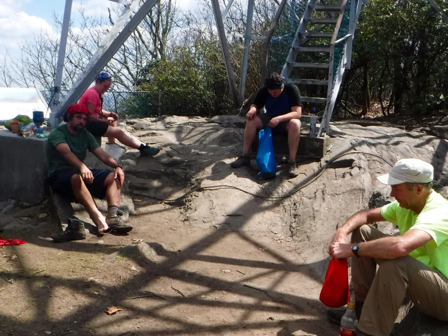 Taking a break at Albert