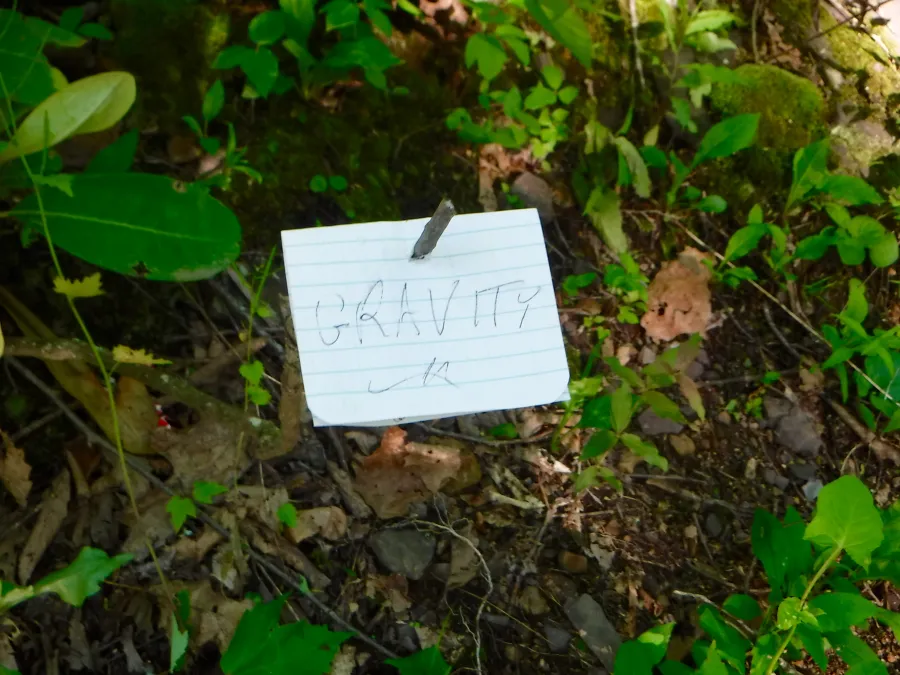 Note left by Stick