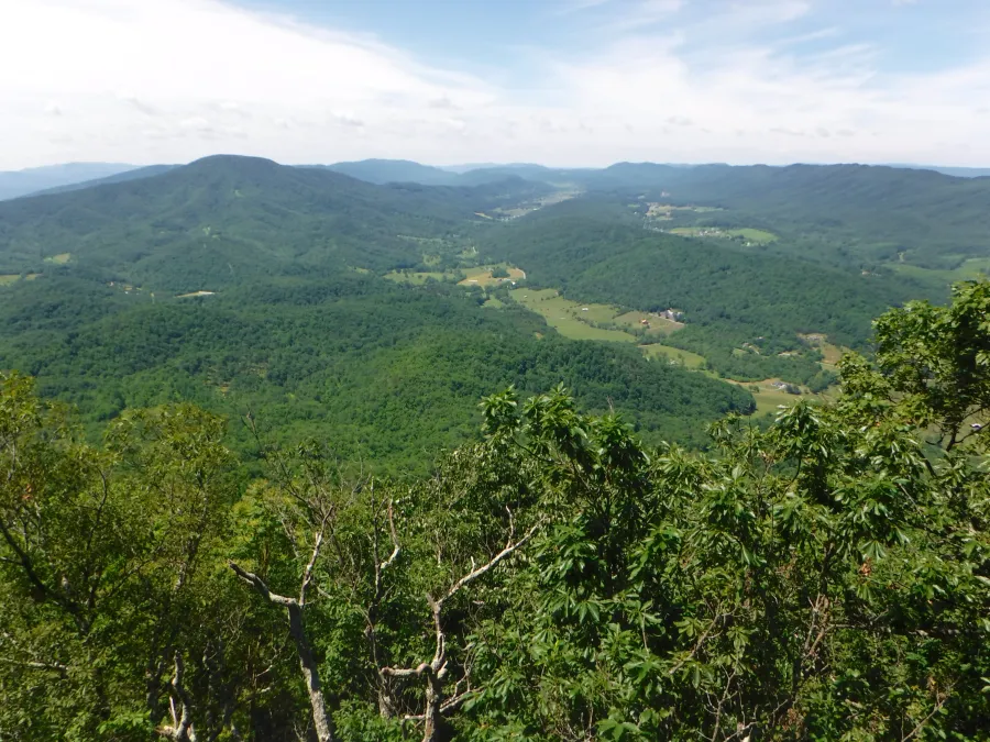 View from Tinker Cliffs