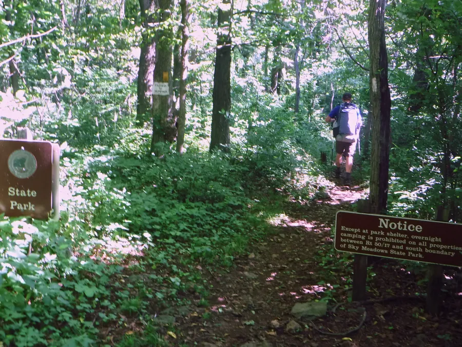Enter Sky Meadows State Park