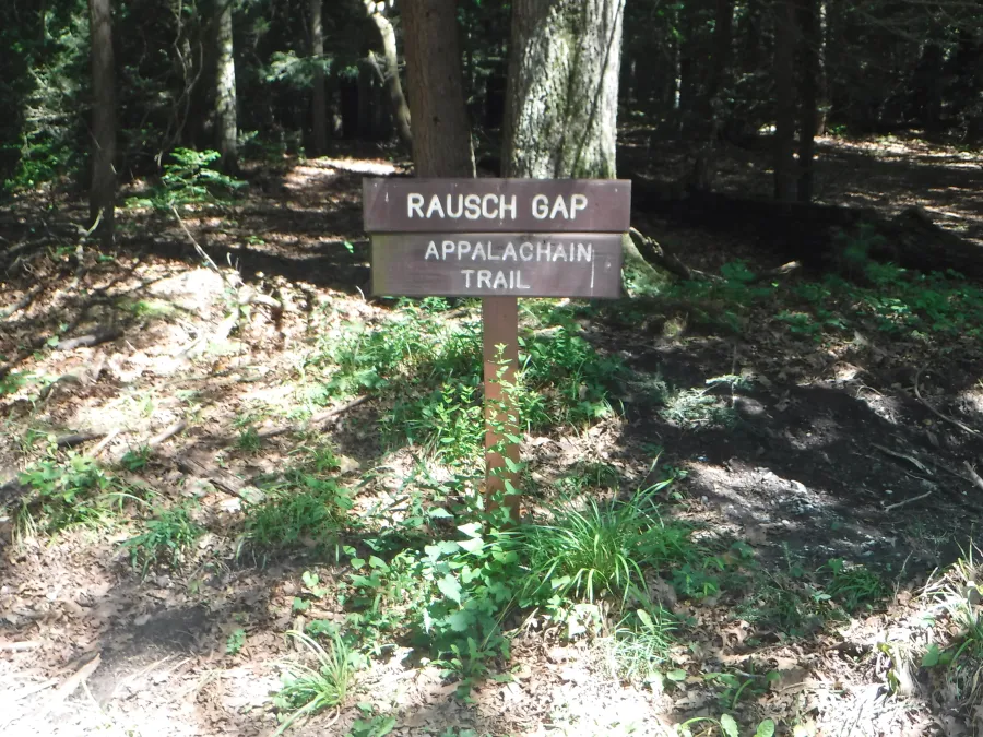 Rausch Gap sign