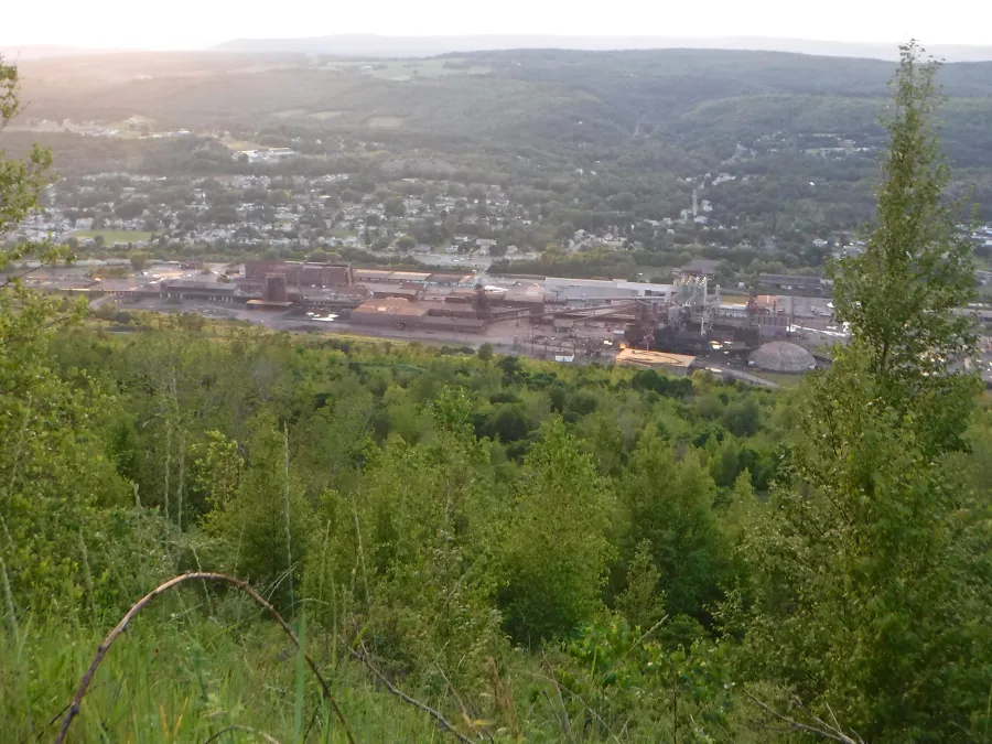View of Palmerton zinc plant
