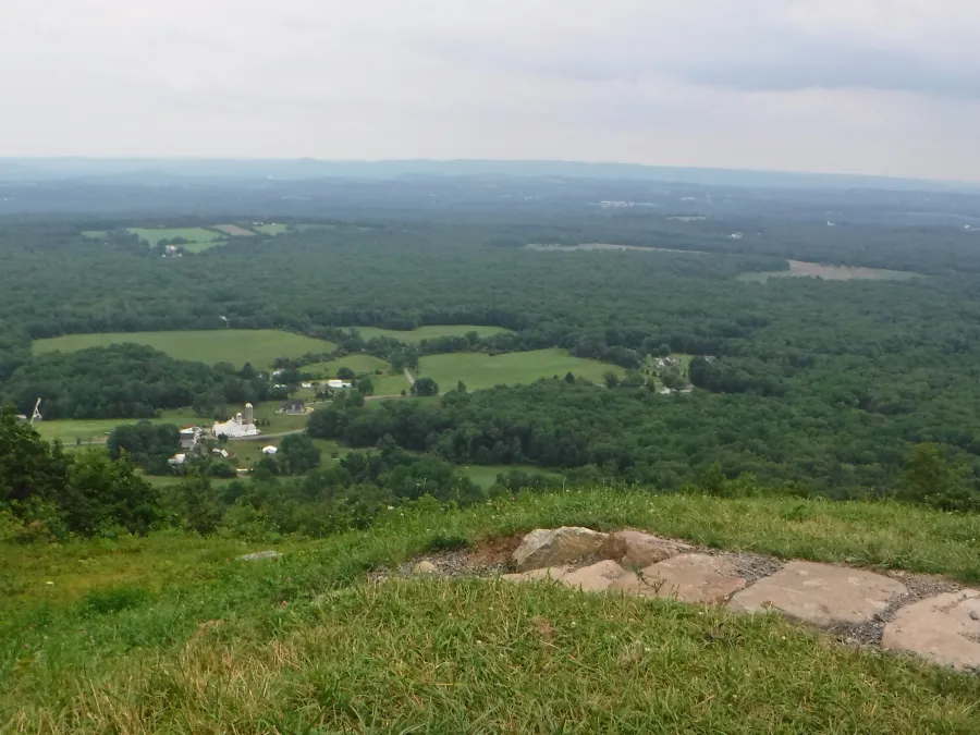 View from hang gliding ledge