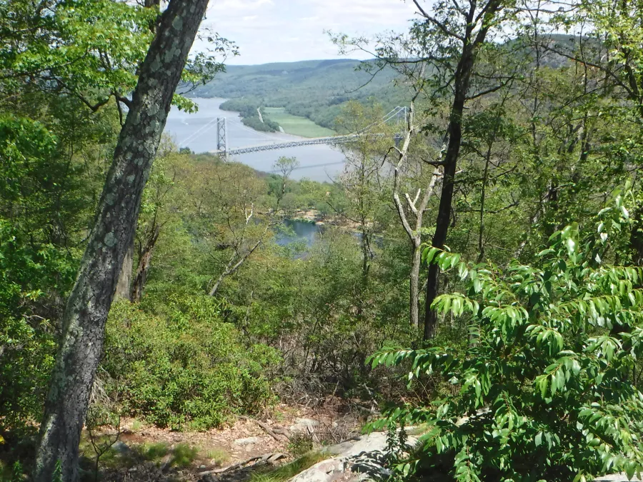 View of Bear Mountain Bridge