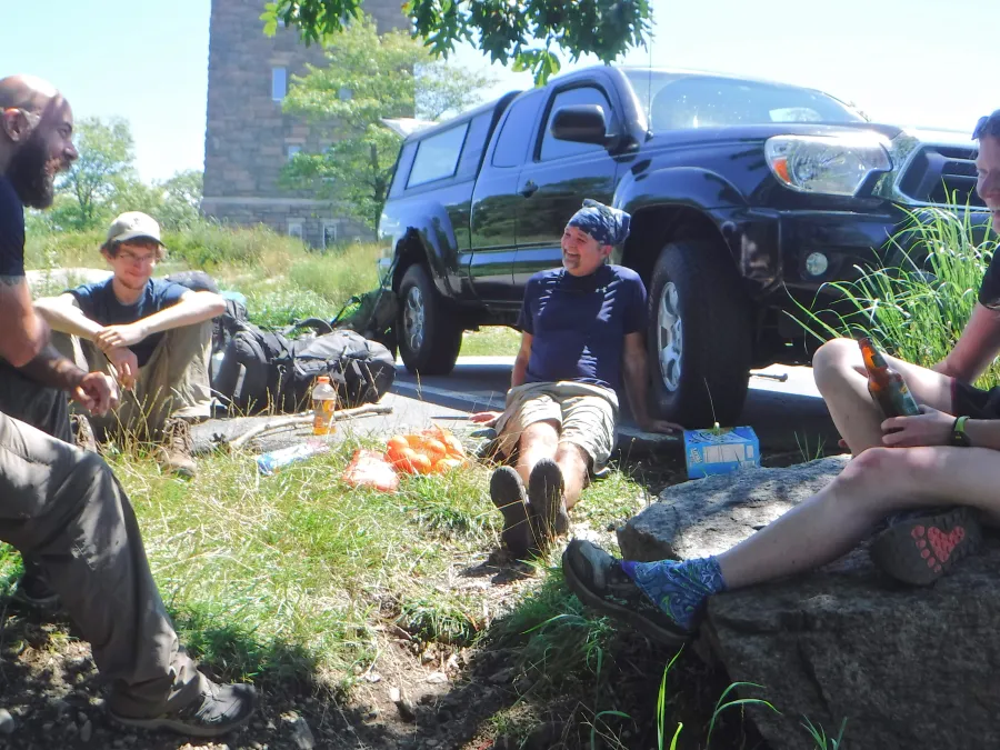 Trail magic with Felix J. McGillicuddy