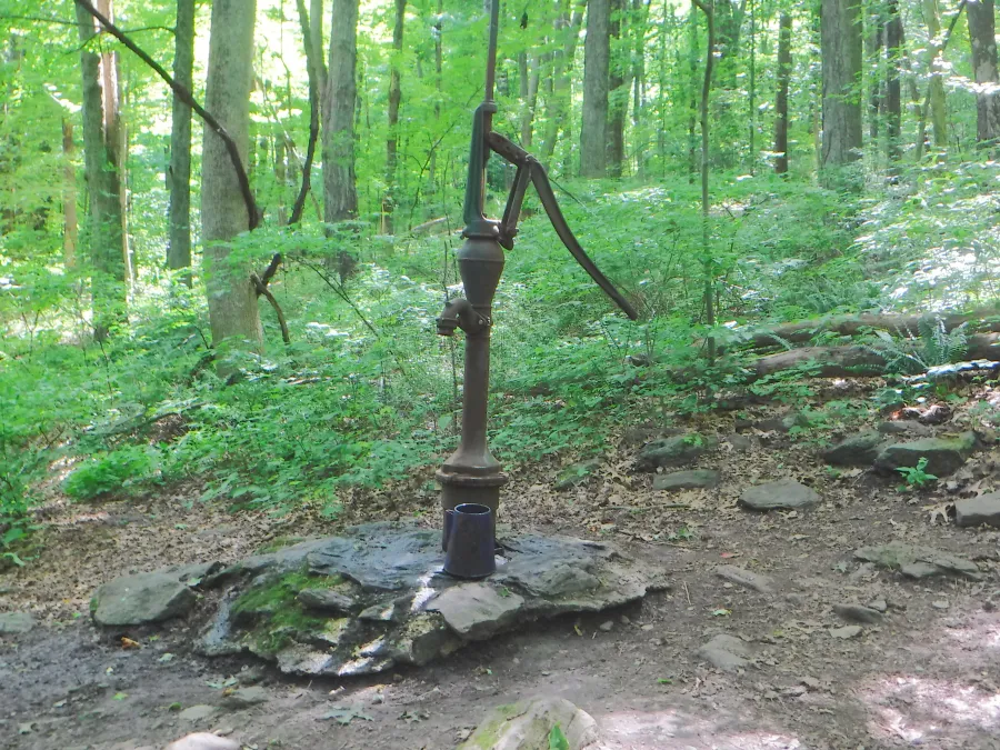 Water pump at Wiley Shelter