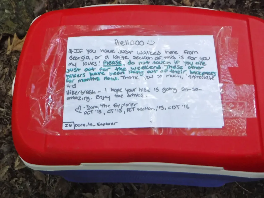 Trail magic cooler