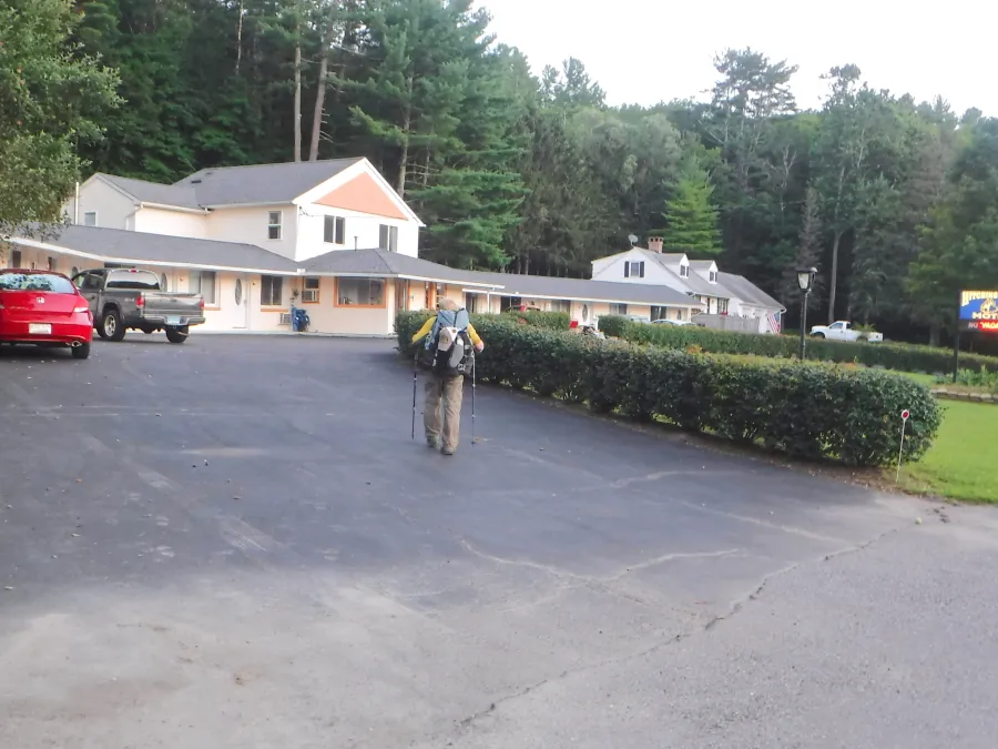 Arriving at Hitching Post Motel,