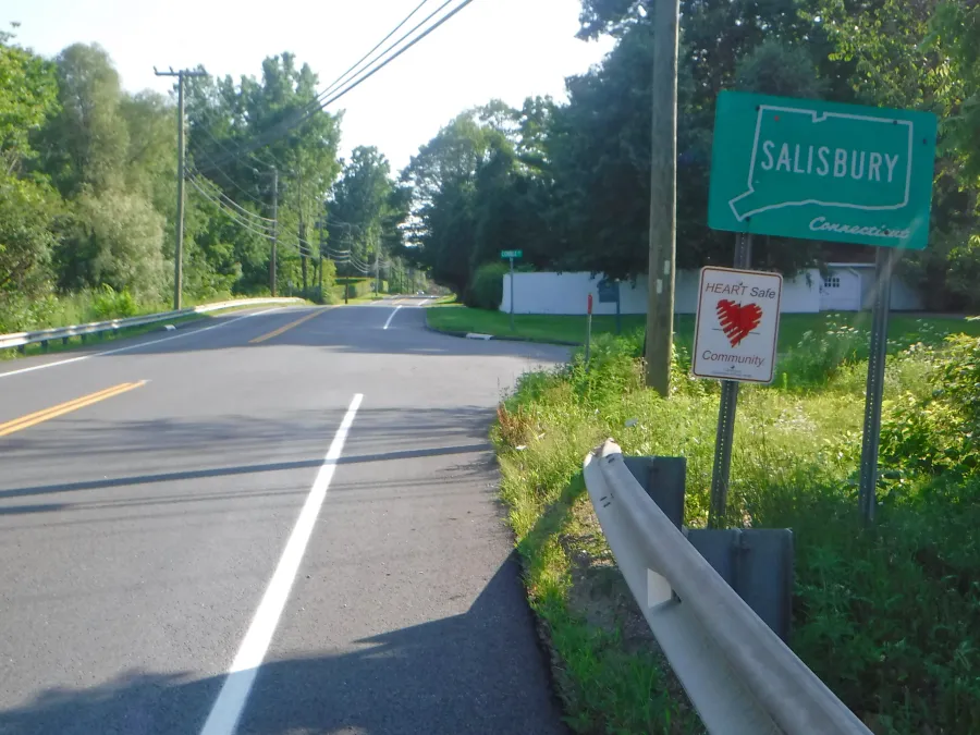 Entering Salisbury, Ct.