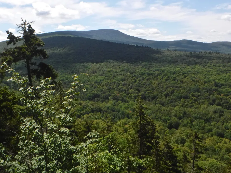 View of Smarts Mountain from Eastman Ledges