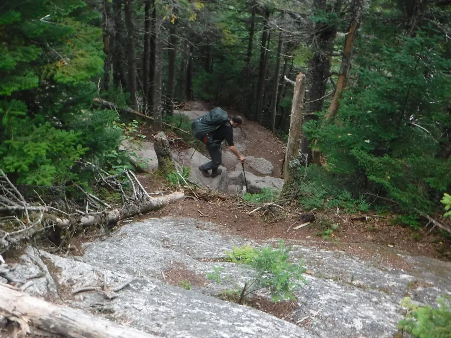 Descending Zealand Mountain