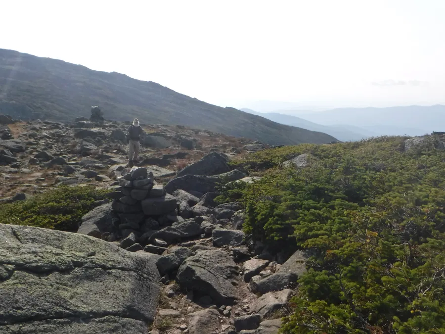 Stick leaving Mt. Adams