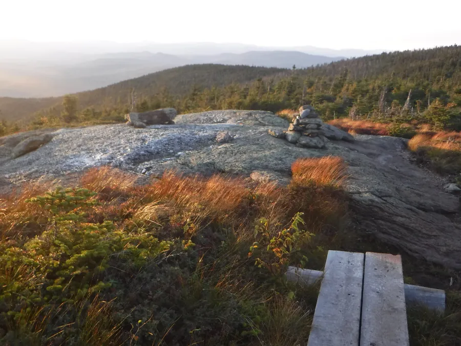 View from ridge near summit of Goose Eye North Peak