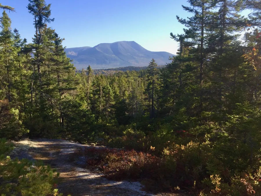 View of Mt. Katahdin from Rainbow Ledges
