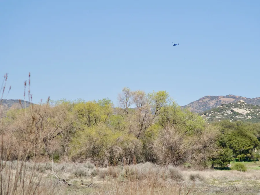 Border patrol helicopter