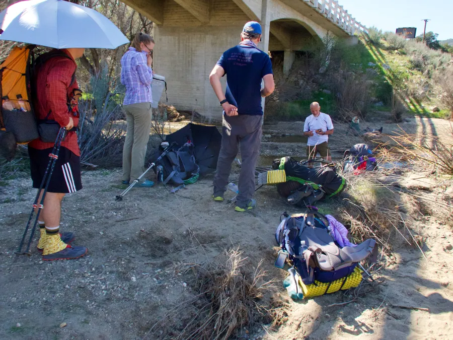 Stopping at Cottonwood Creek