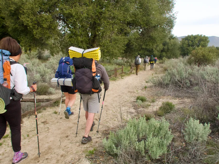 Leaving Boulder Oaks Campground