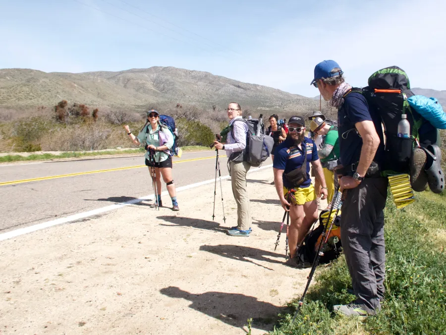 Hitchhiking to the RV park