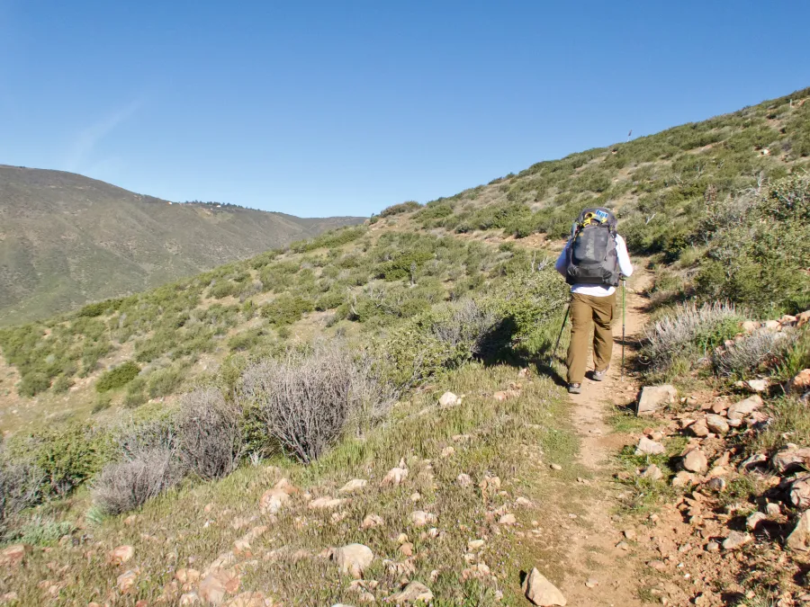 On a climb with Hootenanny