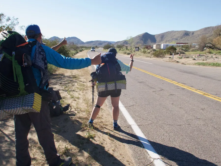 Getting a hitch to Julian