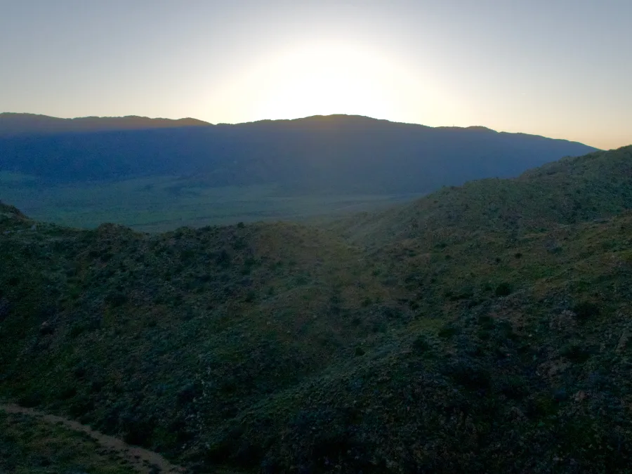 Setting sun