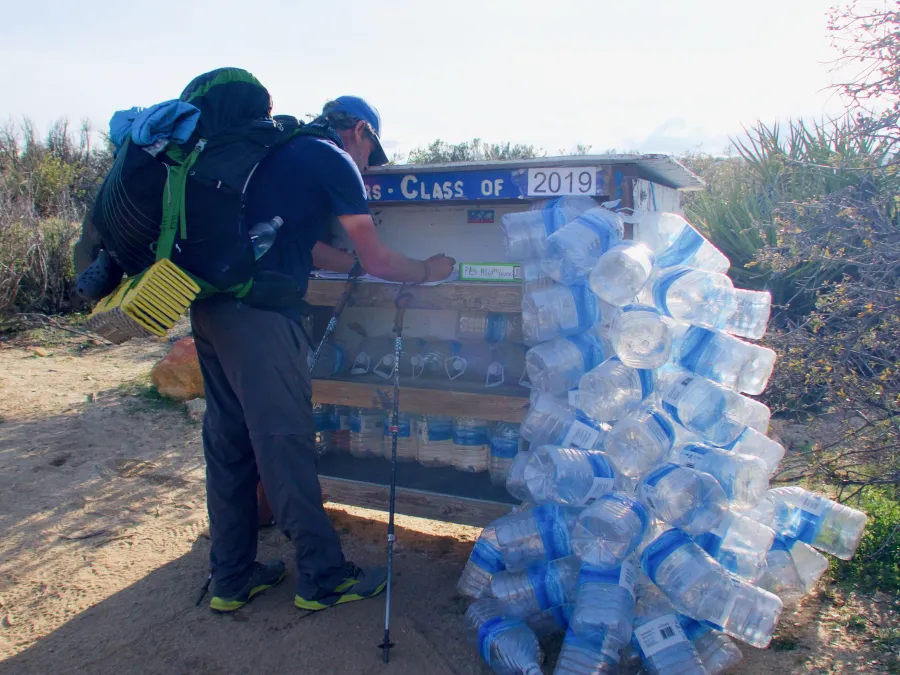 Tengo Hambre at a water cache