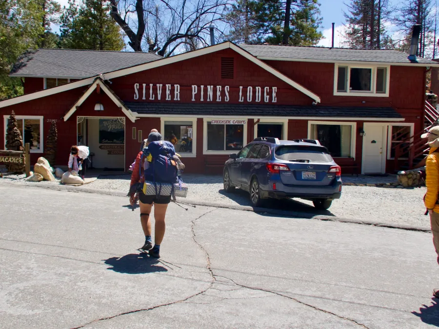 Arriving at Silver Pines Lodge in Idyllwild