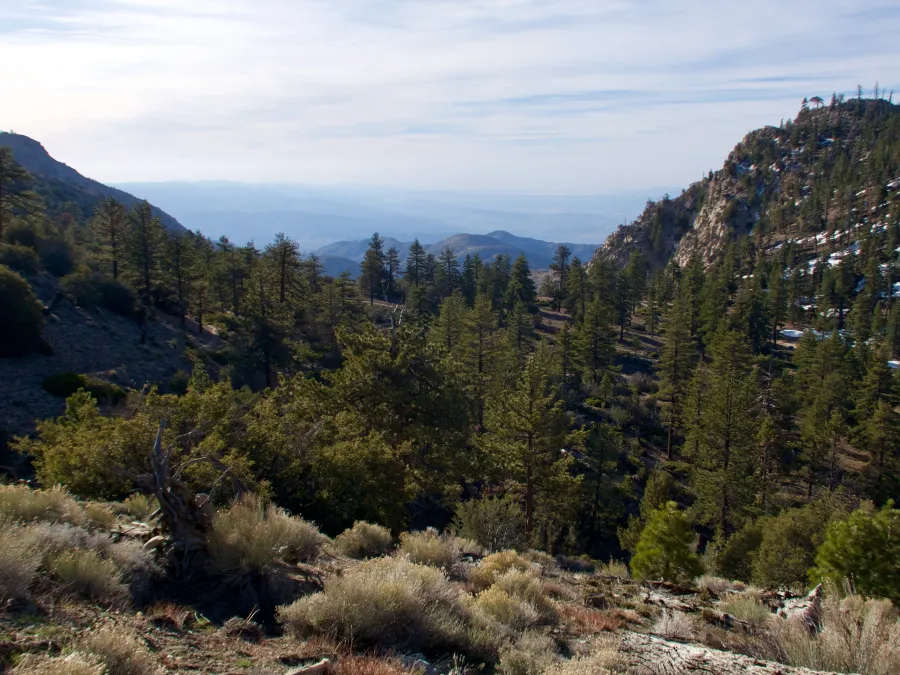 View on climb up Onyx Peak