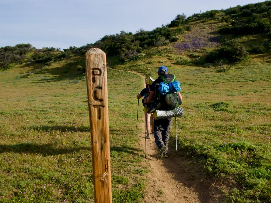 Tengo and Bookworm pass a PCT marker