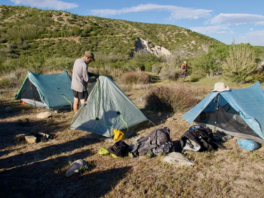 Campsite on the PCT