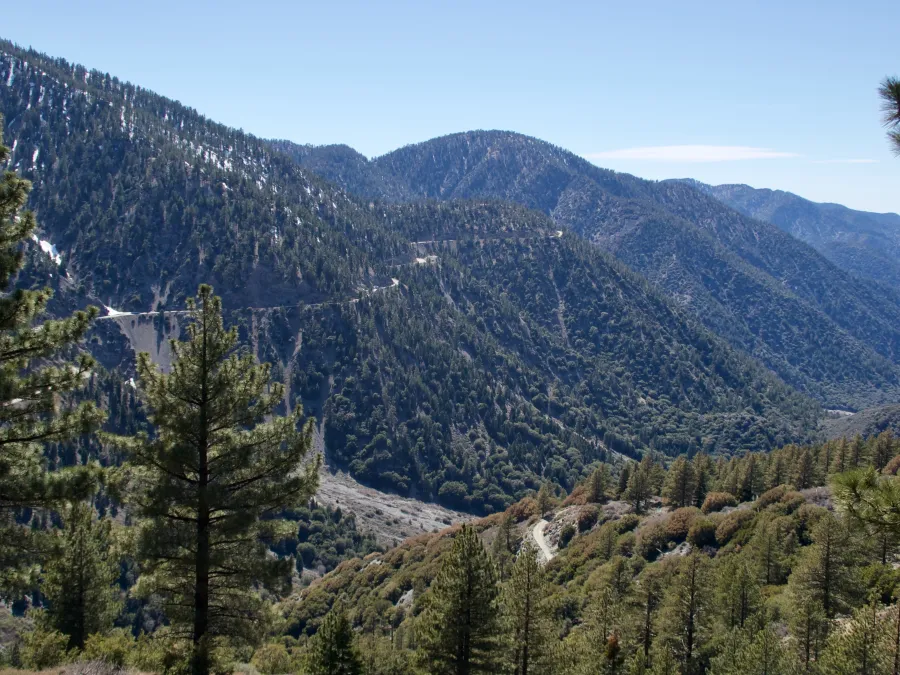 View of California Highway 2