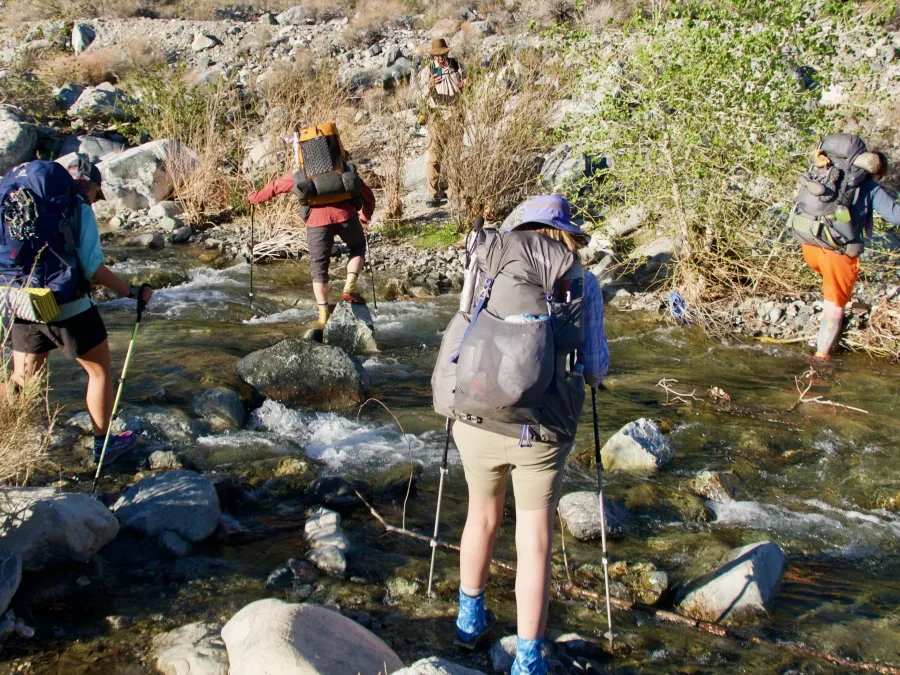 Crossing Big Rock Creek