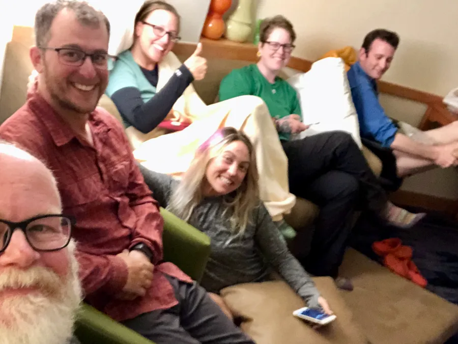 Woohoo Crew watching Game of Thrones