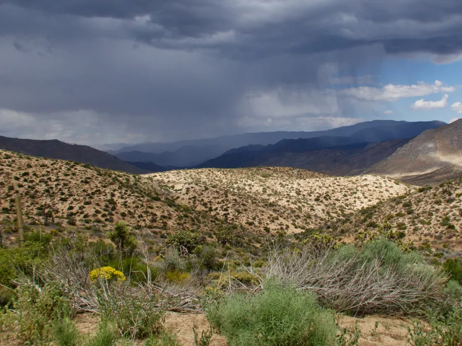 View of thunderstorm