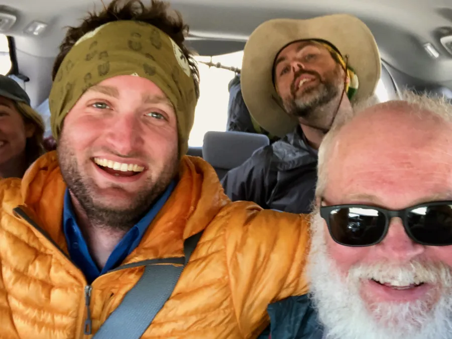 Riding back to Ridgecrest