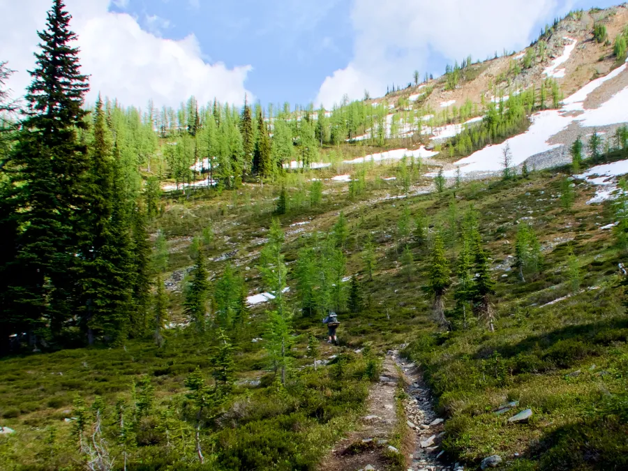 The last climb before Windy Pass