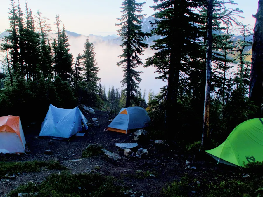 Campsite at Woody Pass