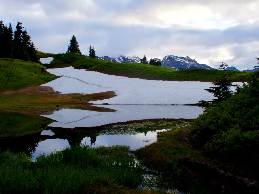 Clark Mountain viewed from Reflection Pond