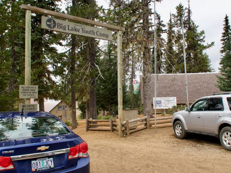 Entrance of Big Lake Youth Camp