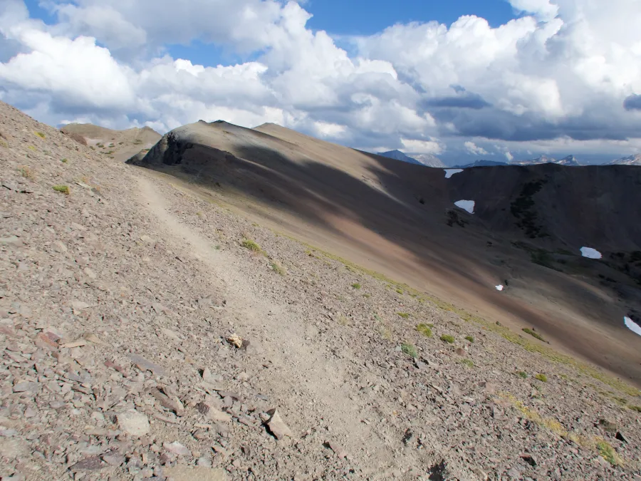Bare gravel trail