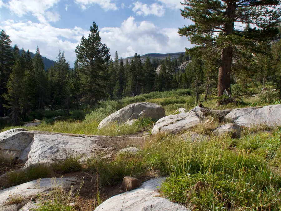 Climbing toward Sonora Peak
