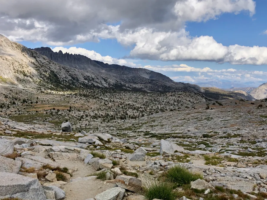 Looking south from Donohue Pass
