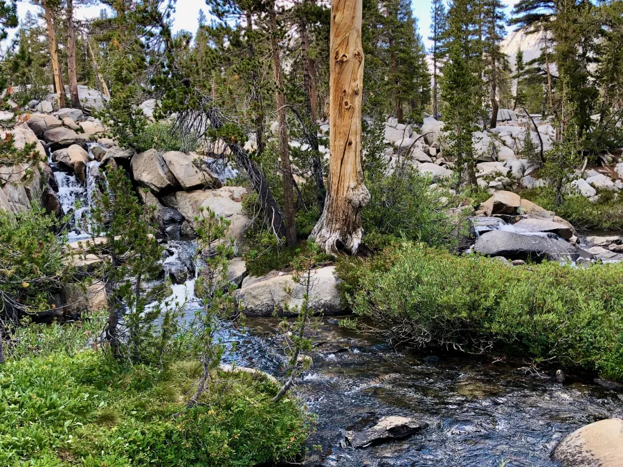 A small waterfall on Rush Creek
