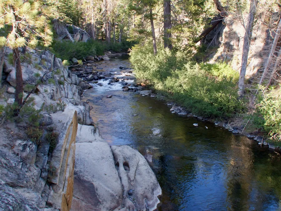 Crossing the Middle Fork of the San Joaquin River