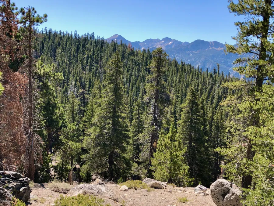 Silver Peak, Sharktooth Peak, and Double Peaks