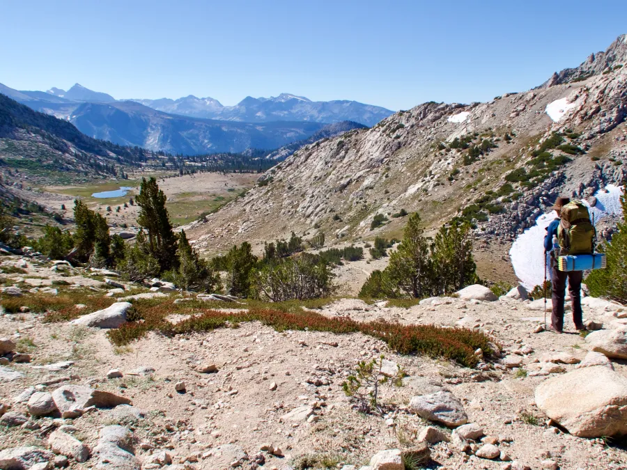 a view from Silver Pass