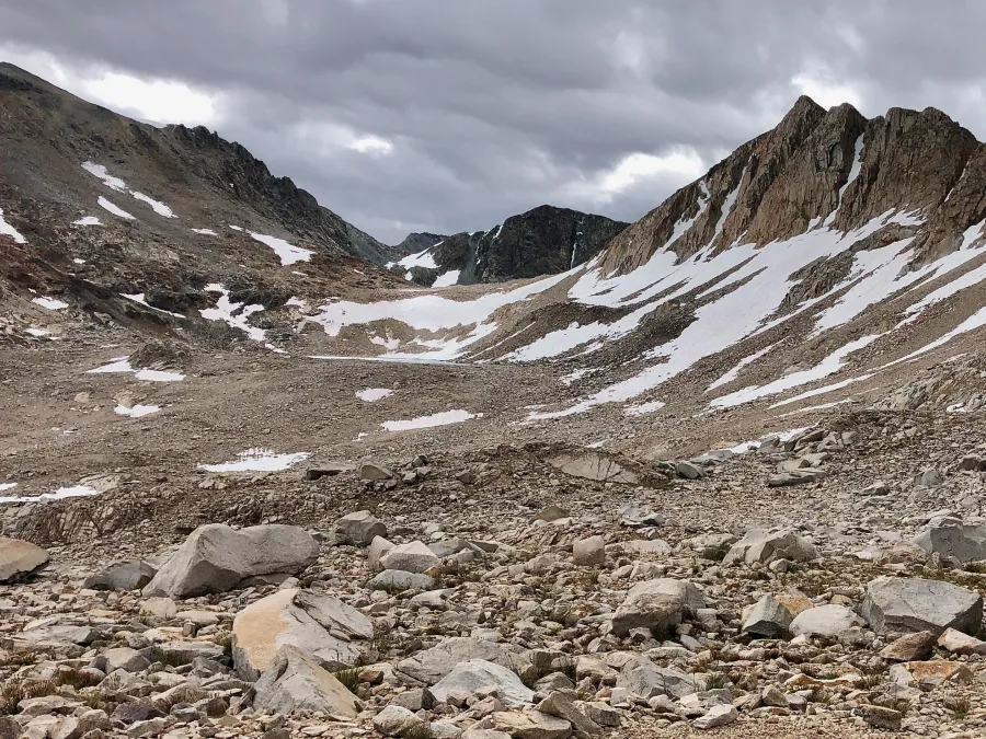 Looking south from Muir Pass