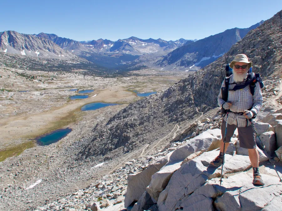 Gravity stands at Mather Pass